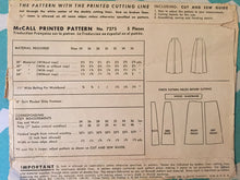 Load image into Gallery viewer, Vintage 1940&#39;s McCall&#39;s Skirt Pattern #7275 Waist Size 28&quot;  Vintage McCall&#39;s Pattern / 40s McCall&#39;s
